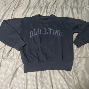 New York popular old Lyme sweatshirt black size small